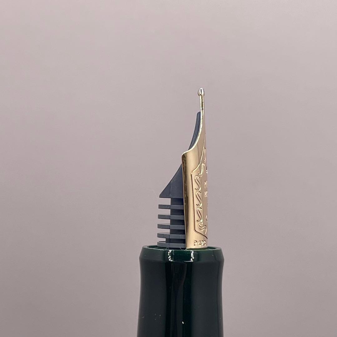 PE866□PILOT カスタム 74 万年筆 ダークグリーン