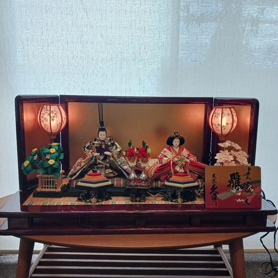 雛人形　親王平飾り　久月