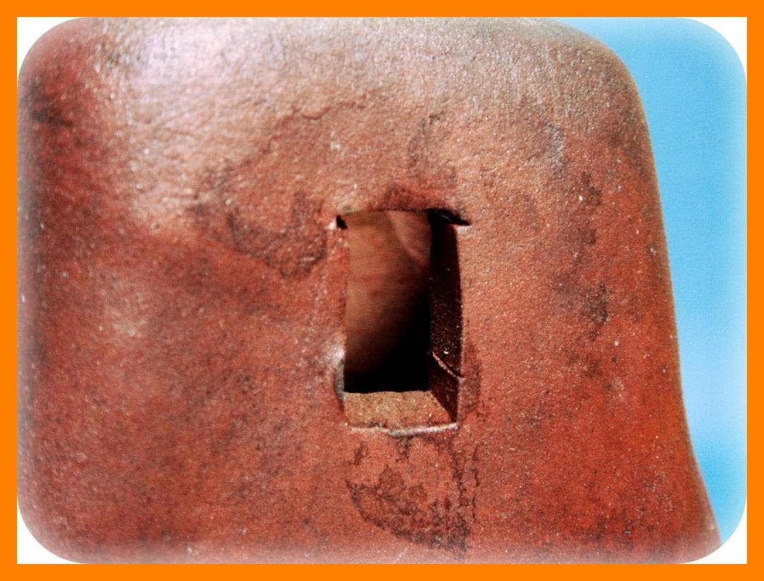 550『備前焼 蝉 掛花入』　/骨董品 古美術 アンティーク 古玩