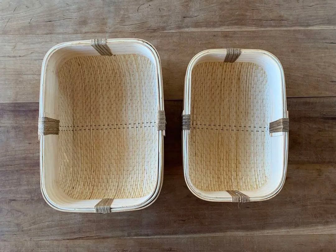 韓国　柳行李　李朝　伝統工芸品　かご　中