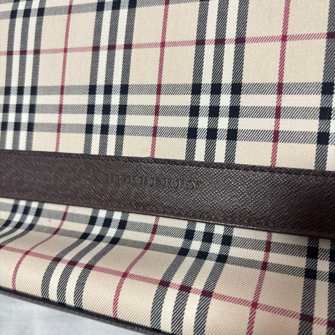 BURBERRY ワンショルダーバッグ ノバチェック キャンバス