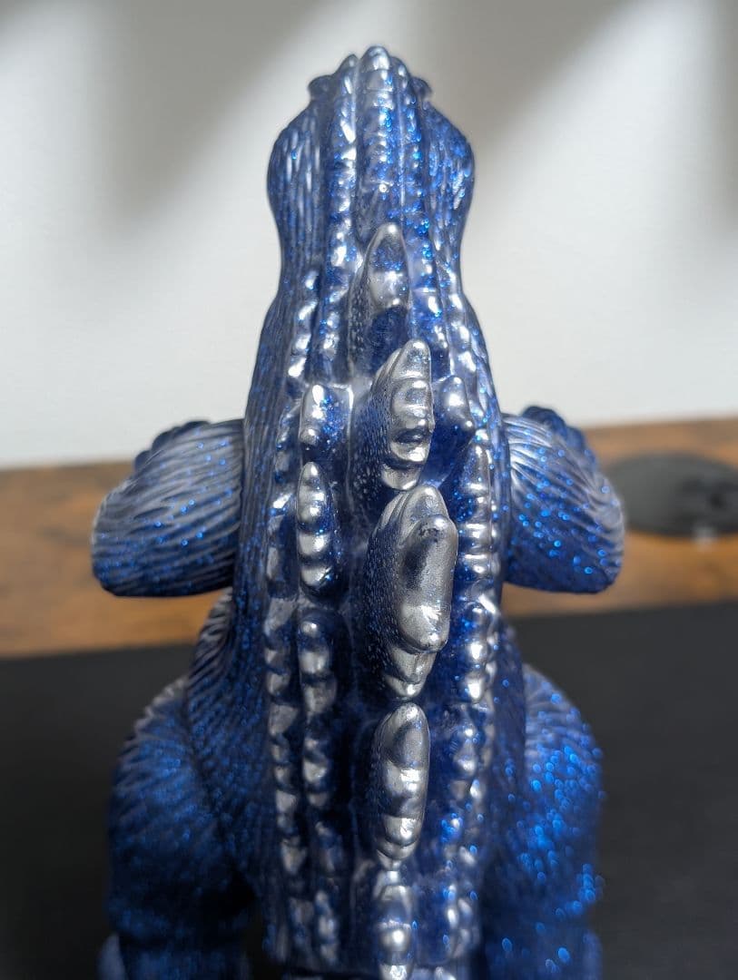 ゴジラ ソフビ マルサン Godzilla 1962 Blue Glitter