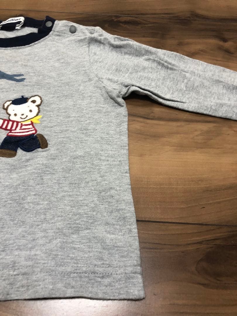 familiar ファミリア　長袖　ロンT ９０　恐竜　飛行機　空港　男の子