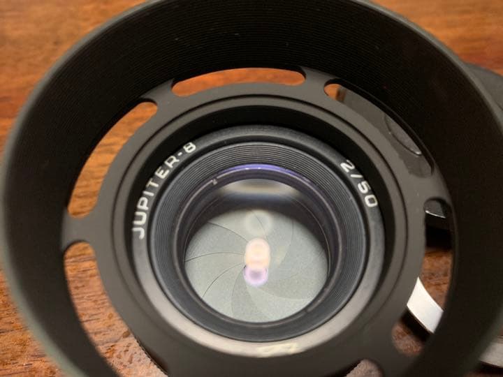Jupiter-8 f2/50mm Mアダプタ付き