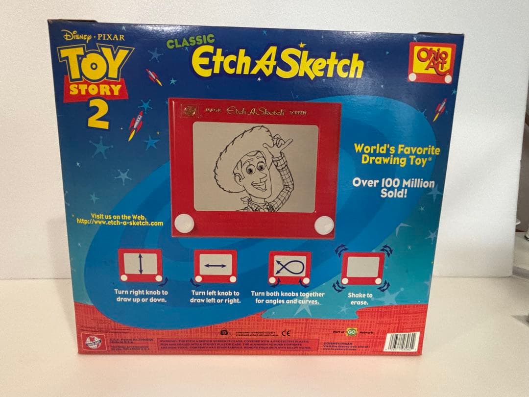 トイストーリー　スケッチ　Etch A Sketch Toy Story
