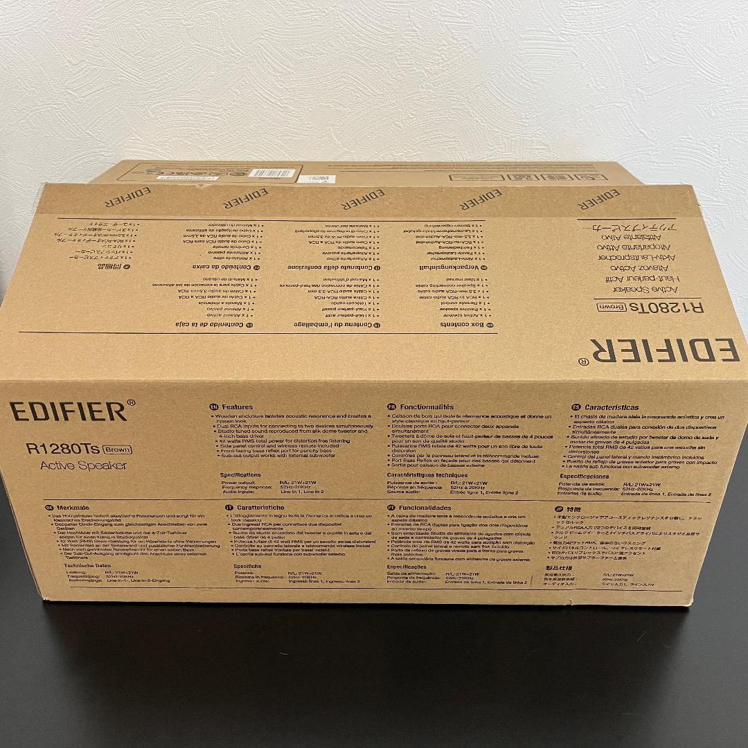 美品 EDIFIER R1280Ts ブックシェルフスピーカー 動作確認済