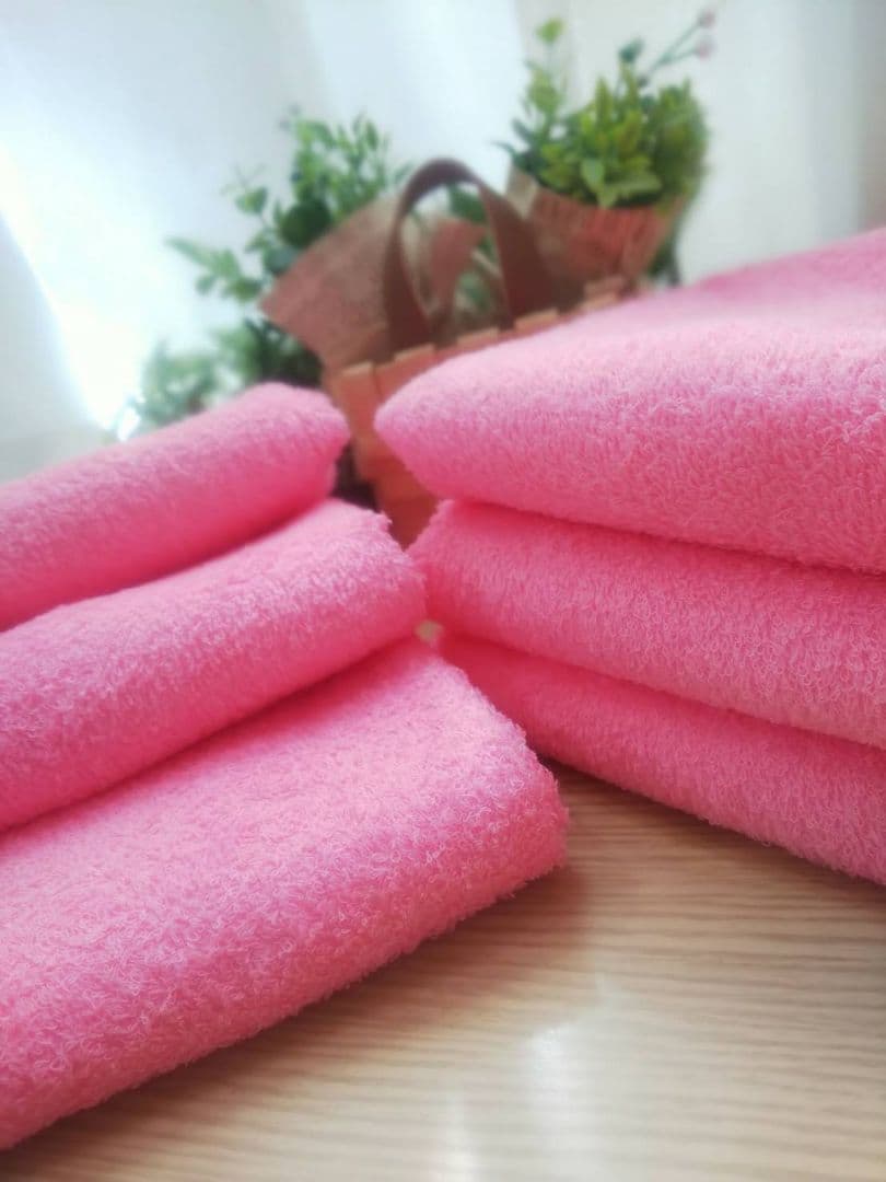 泉州タオル 高級綿ピンクフェイスタオルセット20枚 タオル新品 まとめ売り