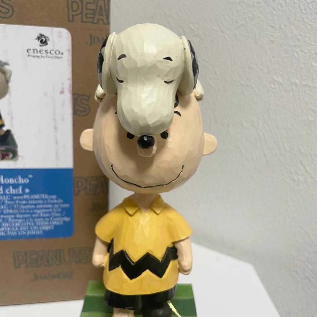 チャーリーブラウン スヌーピー フィギュア ジムショア 箱付き美品