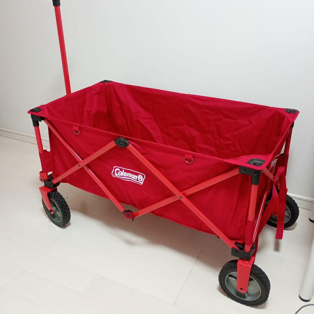 Coleman コールマン キャリーワゴン レッド　1回使用　室内保管