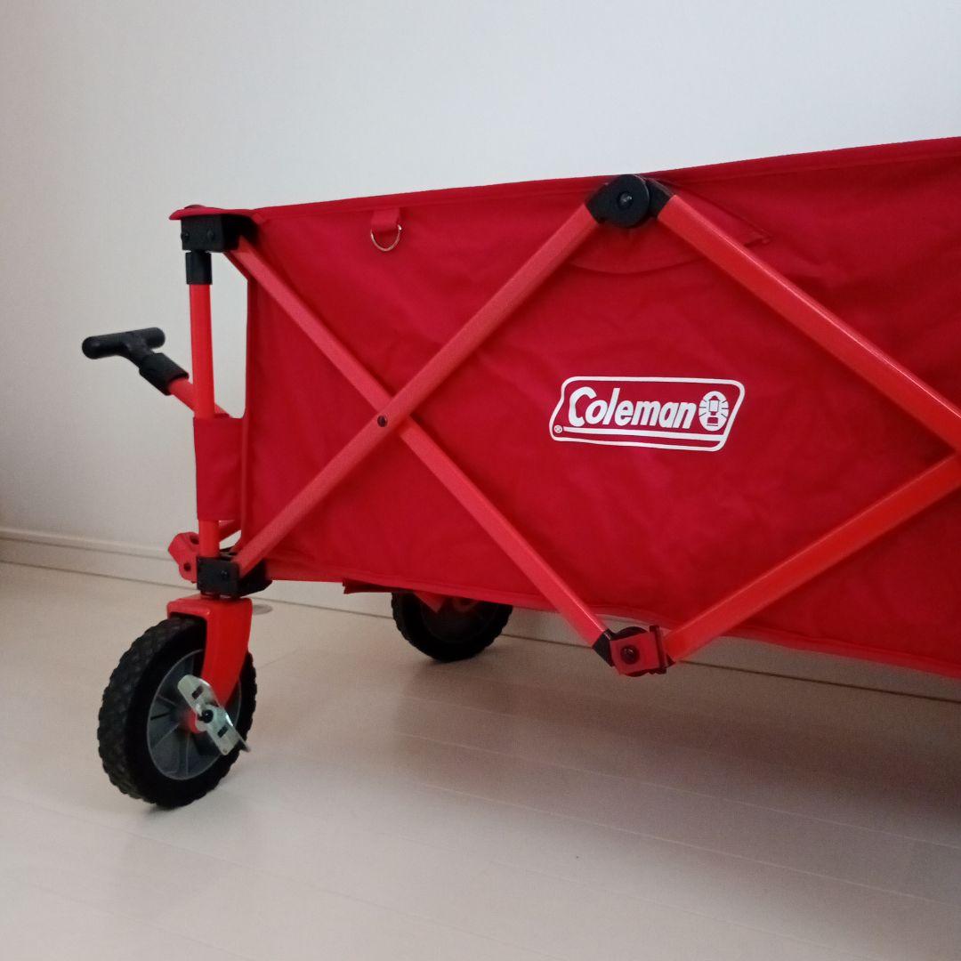 Coleman コールマン キャリーワゴン レッド　1回使用　室内保管