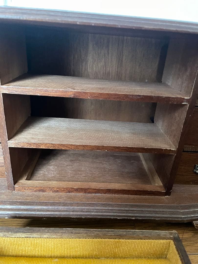 最終価格 アンティーク ウッド アクセサリーボックス 昭和