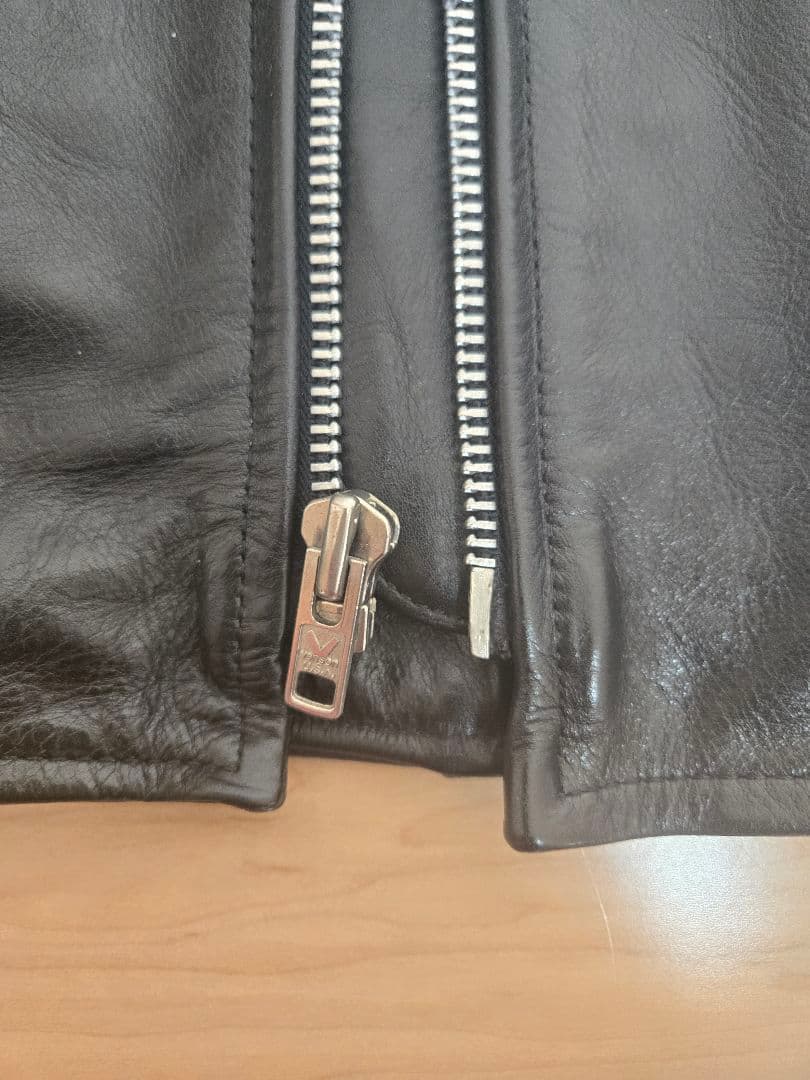 【美品】VANSON タイプB ライナー付 シングルライダース 38　値下げ中