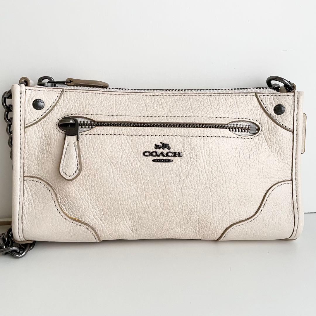 コーチ COACH ショルダーバッグ ミッキー レザー チェーン 新品保管