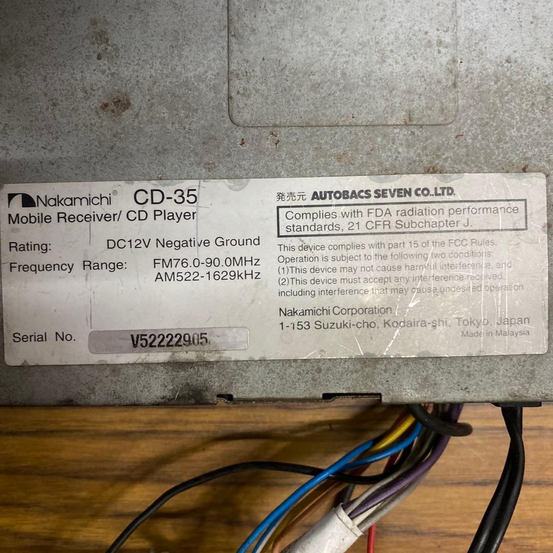 ナカミチ　CDデッキ　当時物　80ヒーロー