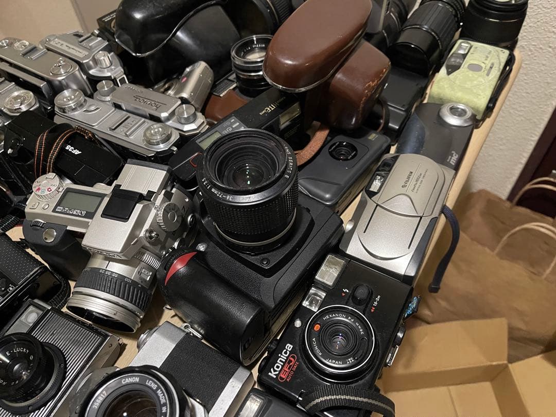 35個くらいジャンクカメラレンズなどまとめ売り