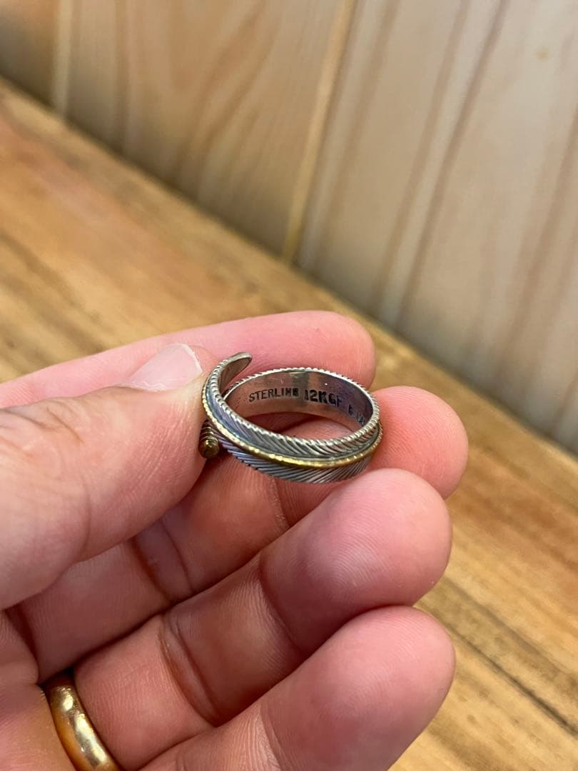 2*4様 H.MACE ナバホ フェザーリング　インディアンジュエリー　ster