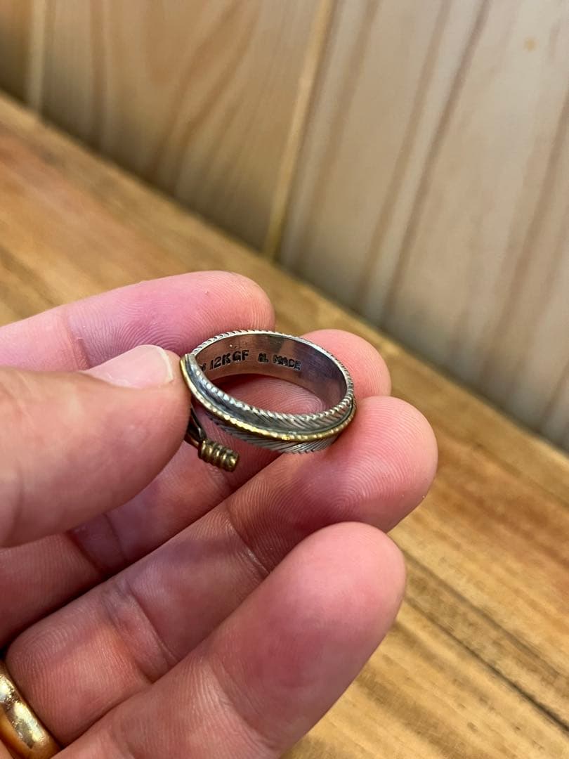 2*4様 H.MACE ナバホ フェザーリング　インディアンジュエリー　ster