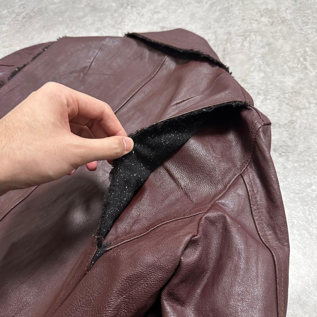 ジャケット・アウター 00s KATHARINE HAMNETT leather jacket