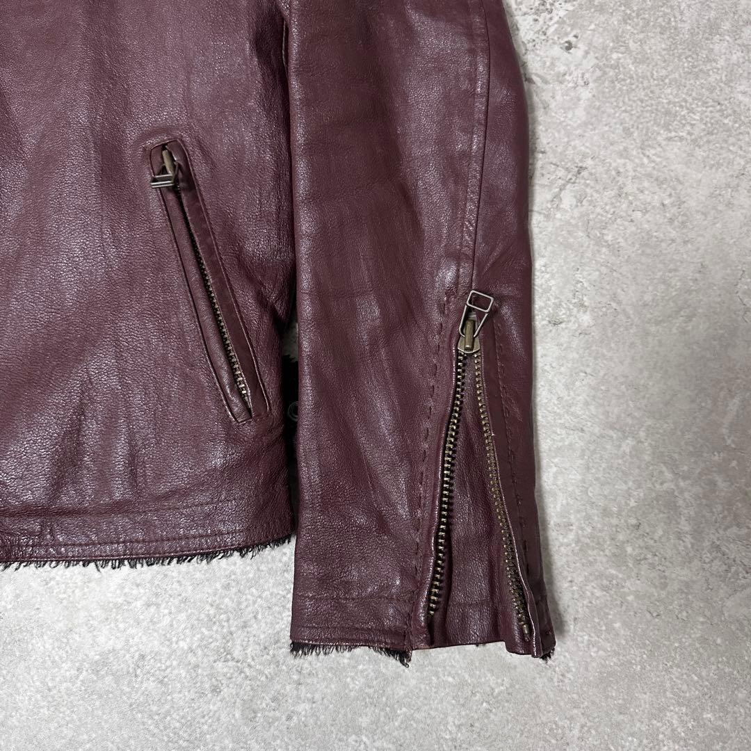 ジャケット・アウター 00s KATHARINE HAMNETT leather jacket
