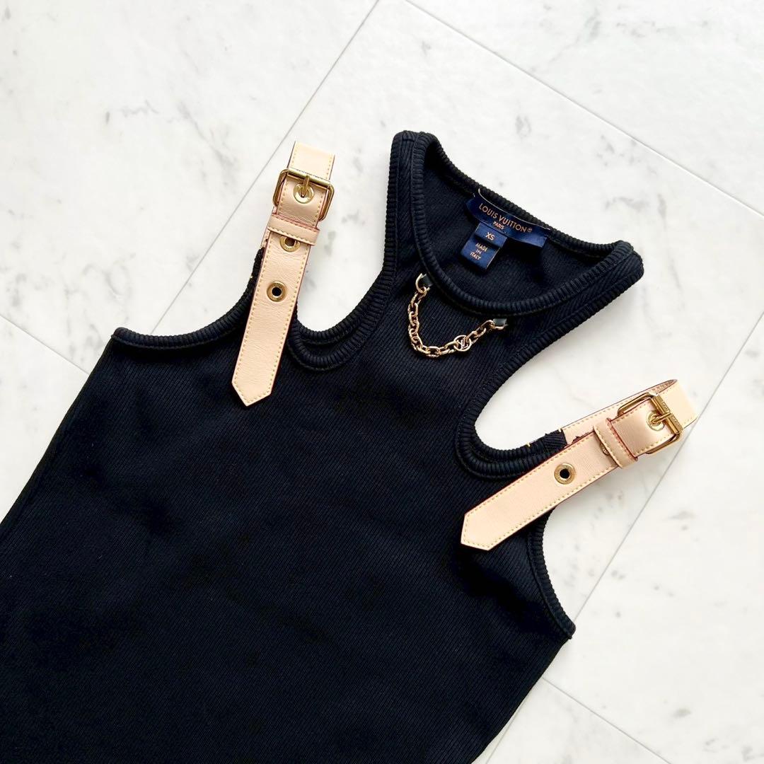 LOUIS VUITTON アイレットタブタンクトップ LVサークルチェーン