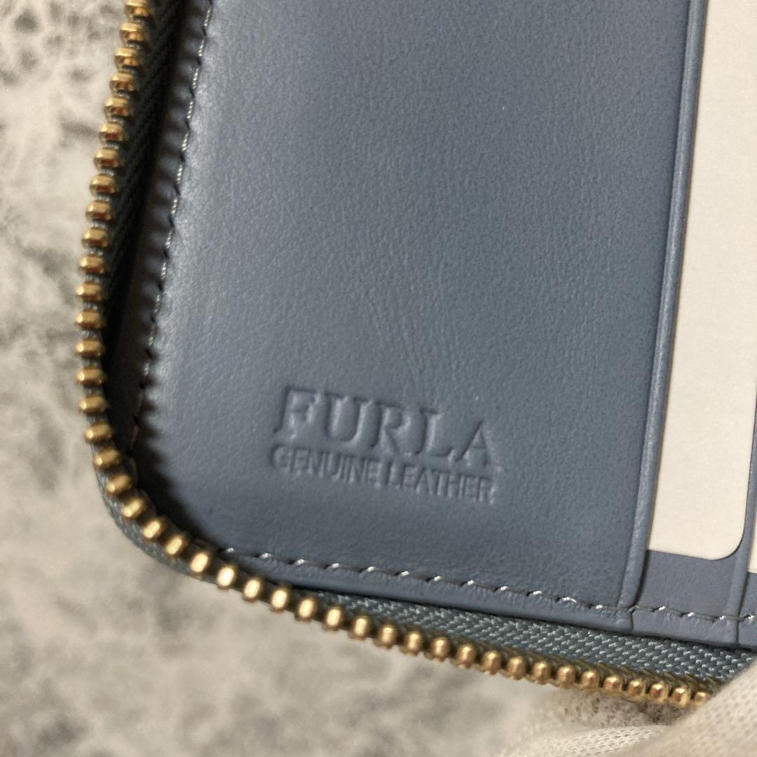 【新品・未使用】FURLA フルラ 二つ折り 財布 リボン付 レディース