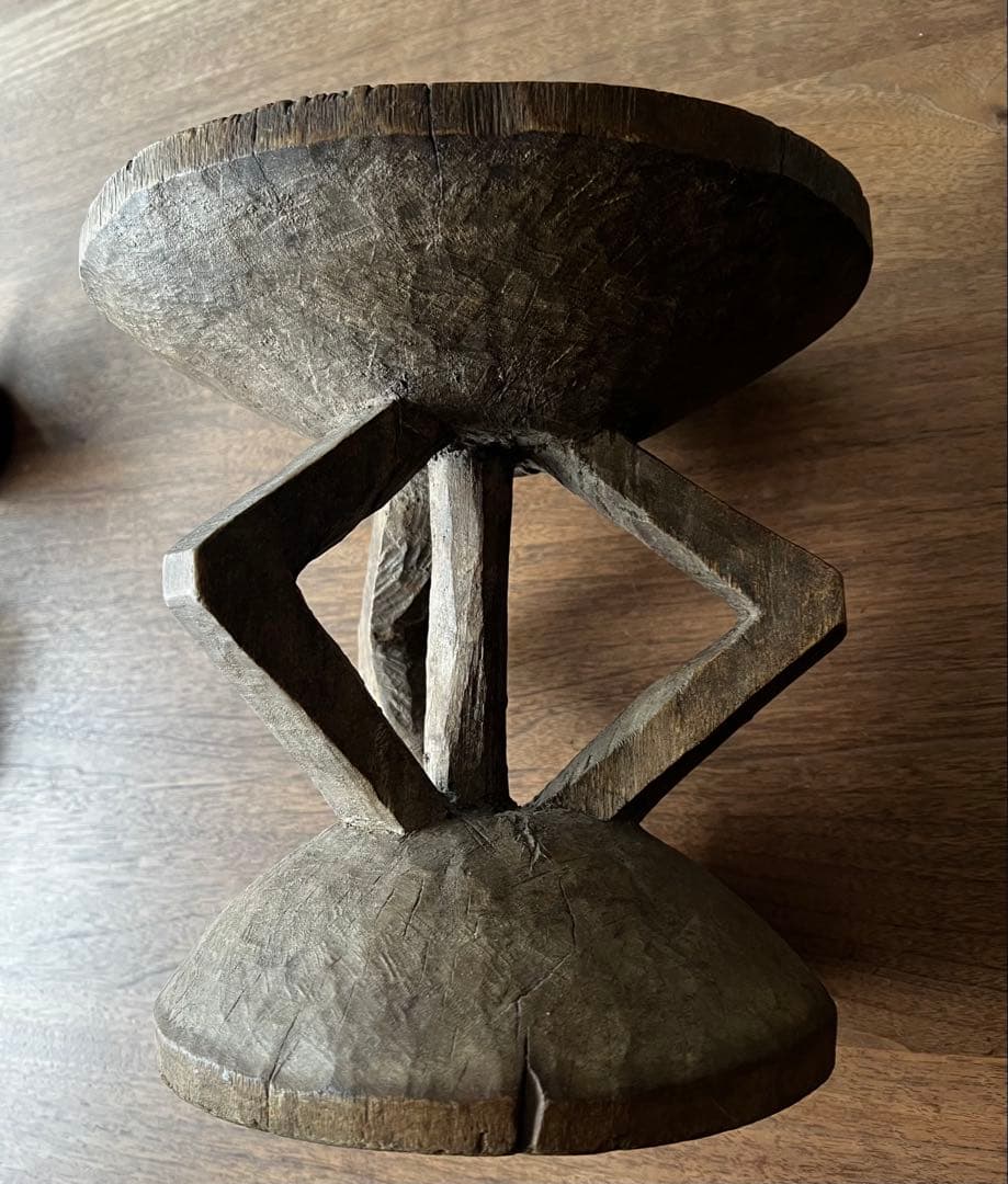 トンガ族　ハンドメイドスツール