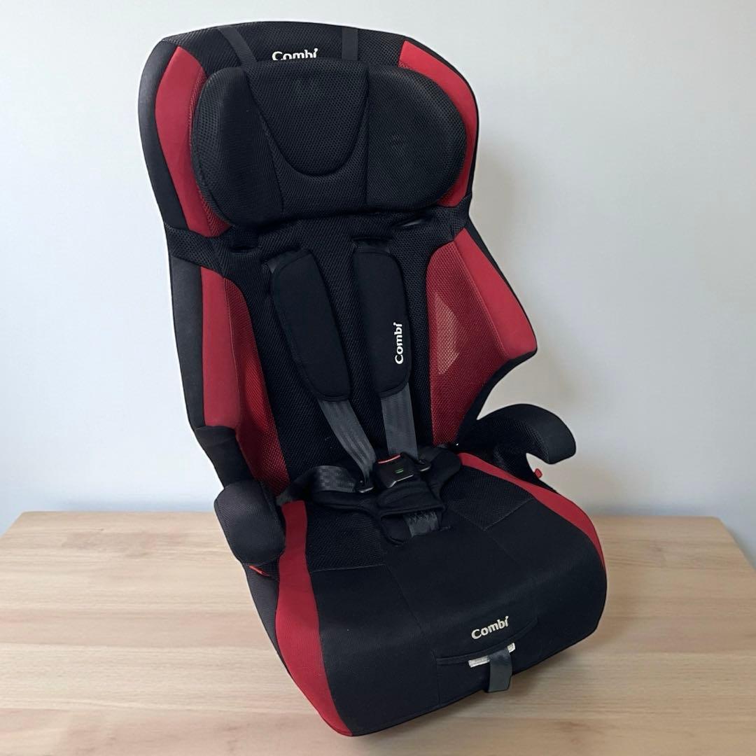 ✨美品✨ コンビ　ジョイトリップ エアスルーＧＧ　レッド　ジュニアシート