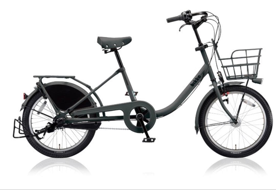 人気良品！！bikke 2b 非電動　20型 3段ギア チャイルドシート付き