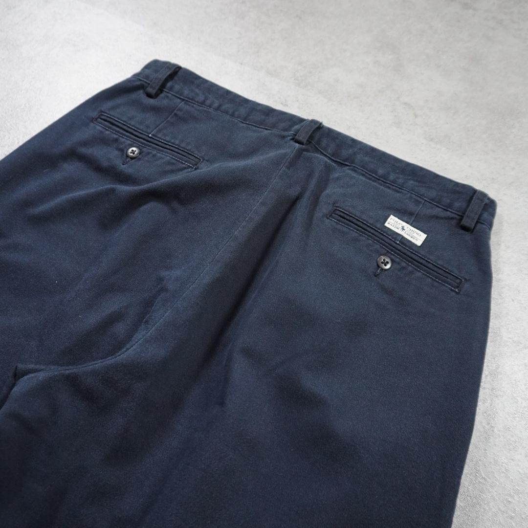 90sUSA製PoloRalphLaurenポロチノANDREW W32 古着