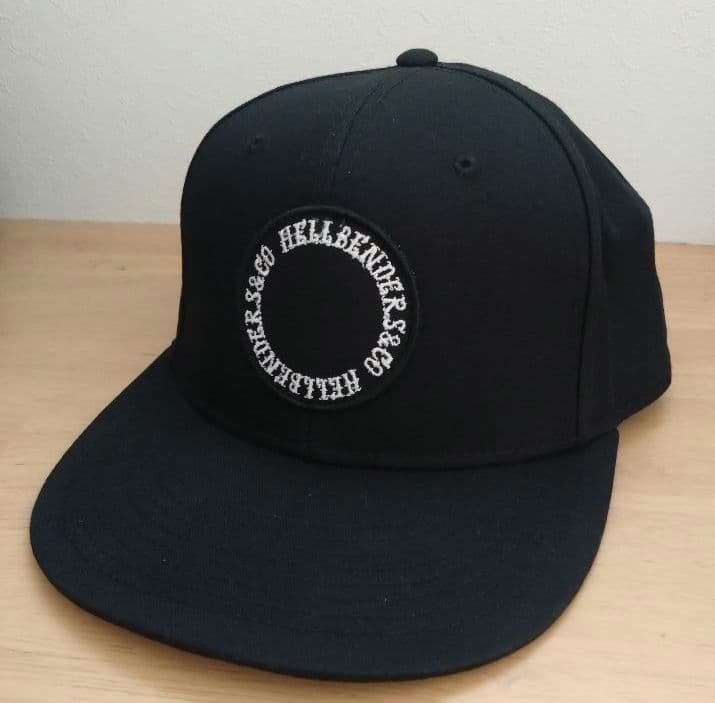 ヘルベンダーズ　サークルロゴ　キャップ　ブラック