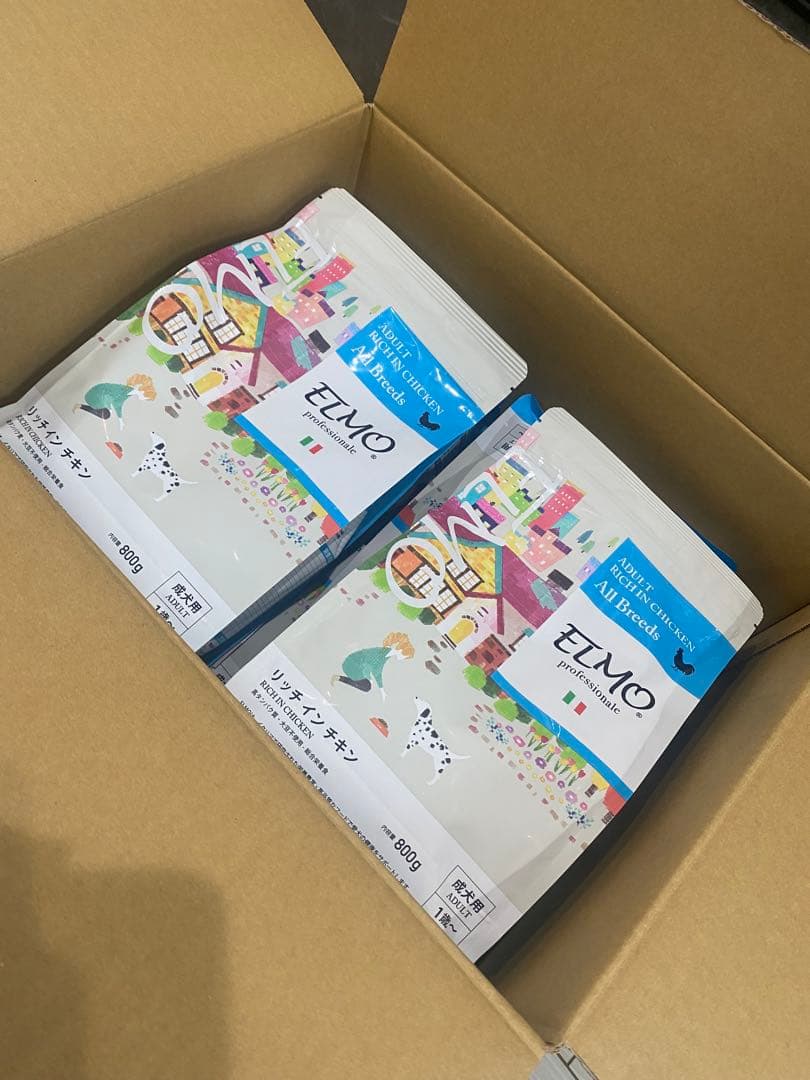 ELMO アダルト リッチインチキン　800g 8袋