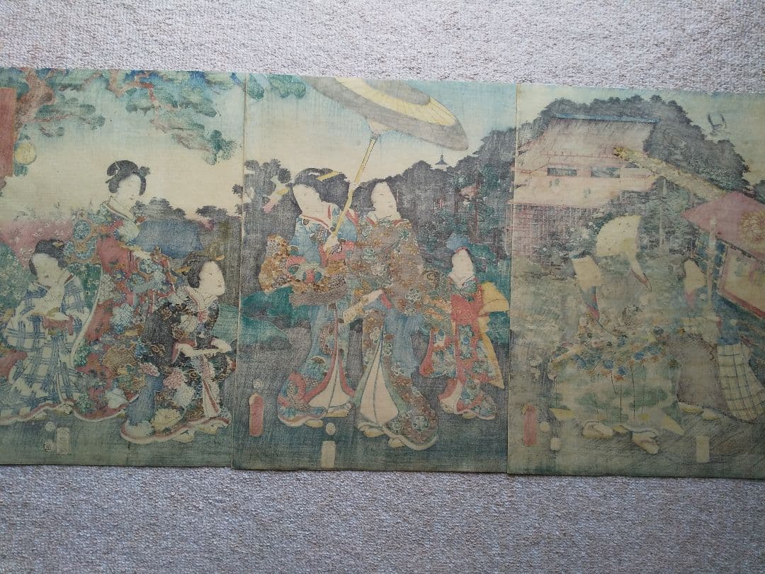 浮世絵 豊國 源氏十二ヶ月之内「卯月」