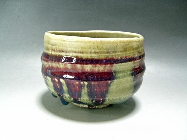 #加藤五山 #五山窯 #辰砂釉 #茶碗 #大迫力 #共箱 #茶道具 #逸品