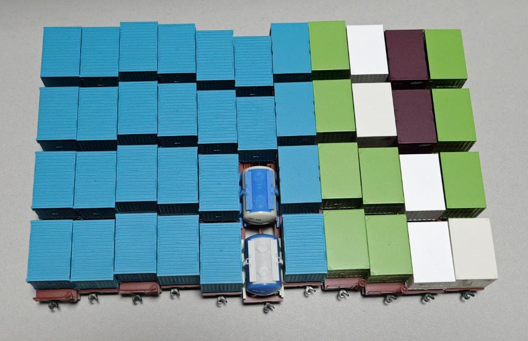 【Nゲージ】TOMIX コキ5500 11両 コンテナ44個付