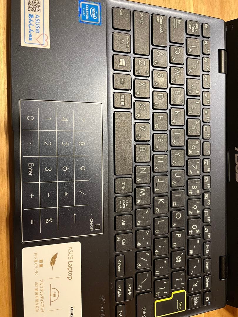 ✴︎美品　保護ケース付き✴︎ASUS Windows 11 ノートPC ネイビー