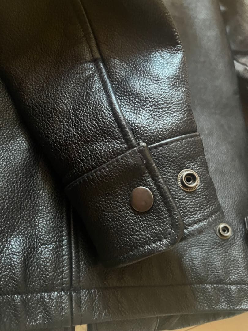 シングルライダースレザージャケット 本革 CowLeather