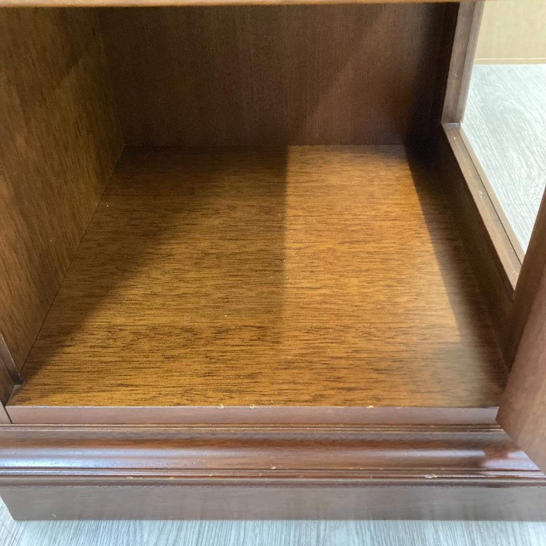 【マルニ】地中海シリーズ　ガラスキャビネット　コーナーキャビネット