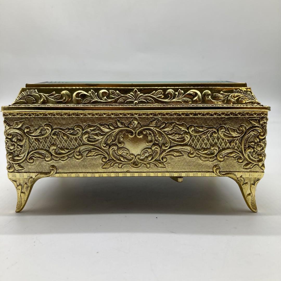 【美品】小樽　オルゴール堂　ジュエリーボックス　蝶々　星に願いを　バタフライ