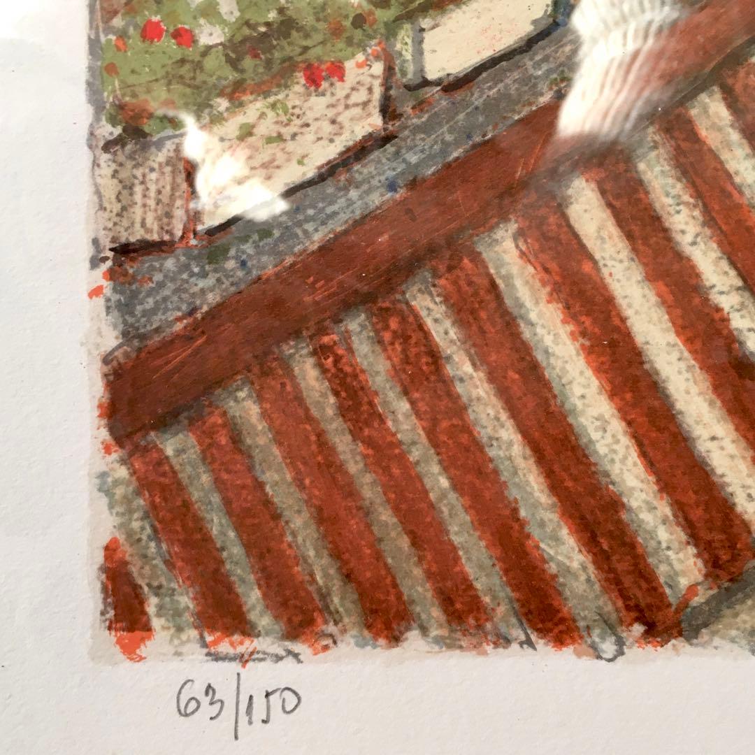 マルコ・ストッパー「モンマントル」リトグラフ