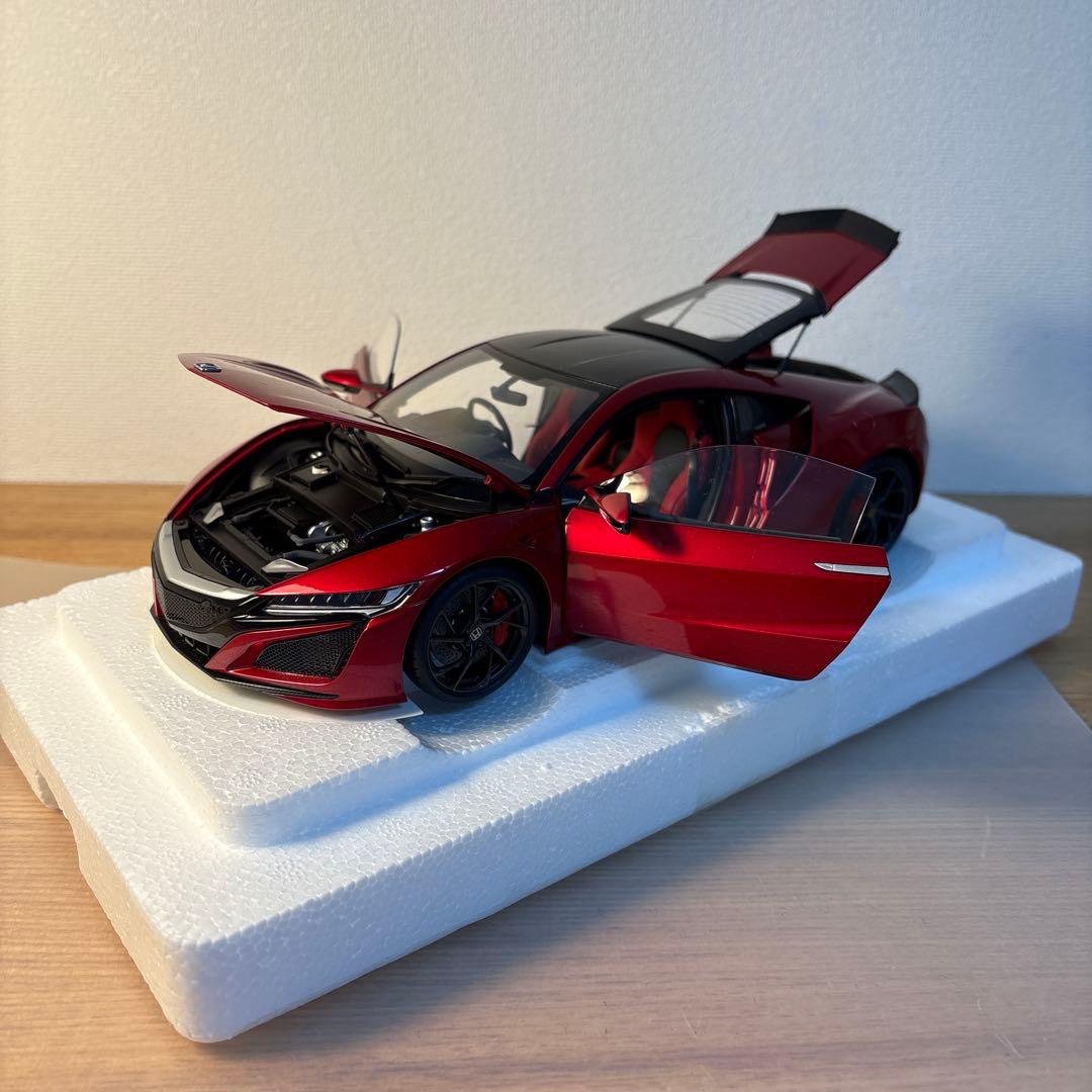 オートアート　ホンダ NSX NC1 1/18 ミニカー レッド