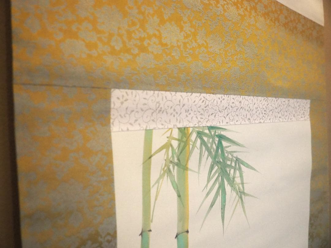 小林立堂自筆『戯犬図』掛軸