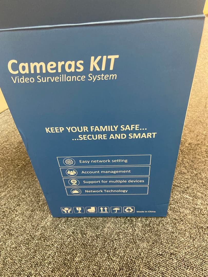 防犯カメラ　4台　新品未使用