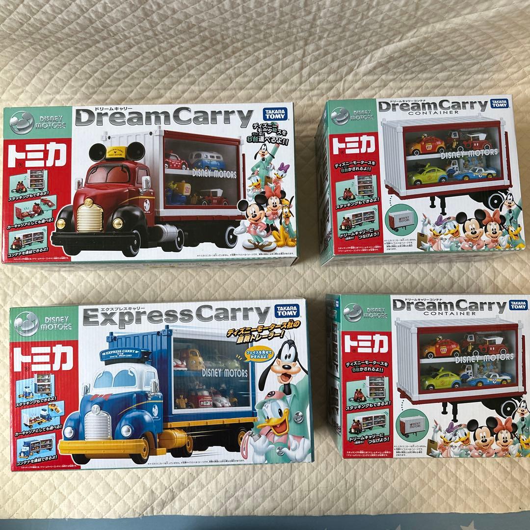 トミカ ディズニー ドリームキャリー ミッキー ドナルド コンテナ トミカ17台
