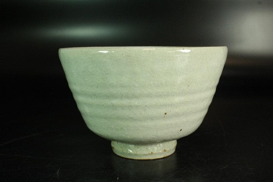 茶道具 浅見祥瑞作 井戸写茶碗 煎茶 美品 共箱(K-YC424)