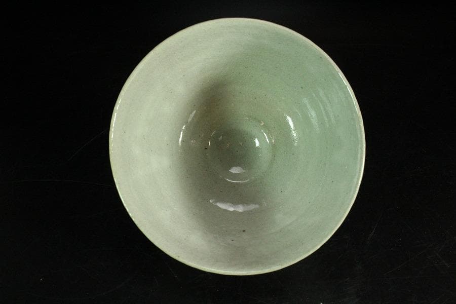 茶道具 浅見祥瑞作 井戸写茶碗 煎茶 美品 共箱(K-YC424)