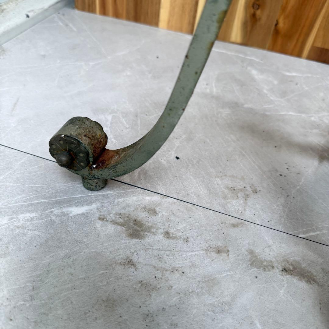 希少品✨ アンティーク家具 サイドテーブル 大理石 円卓 花台 直径31cm