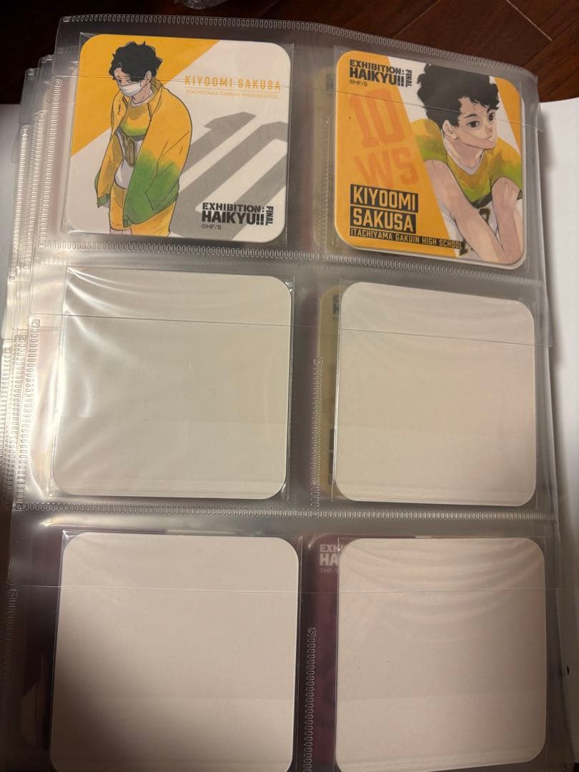 ハイキュー!! ハイキュー展 コースターBOX 第5弾　原画展 特典 48枚