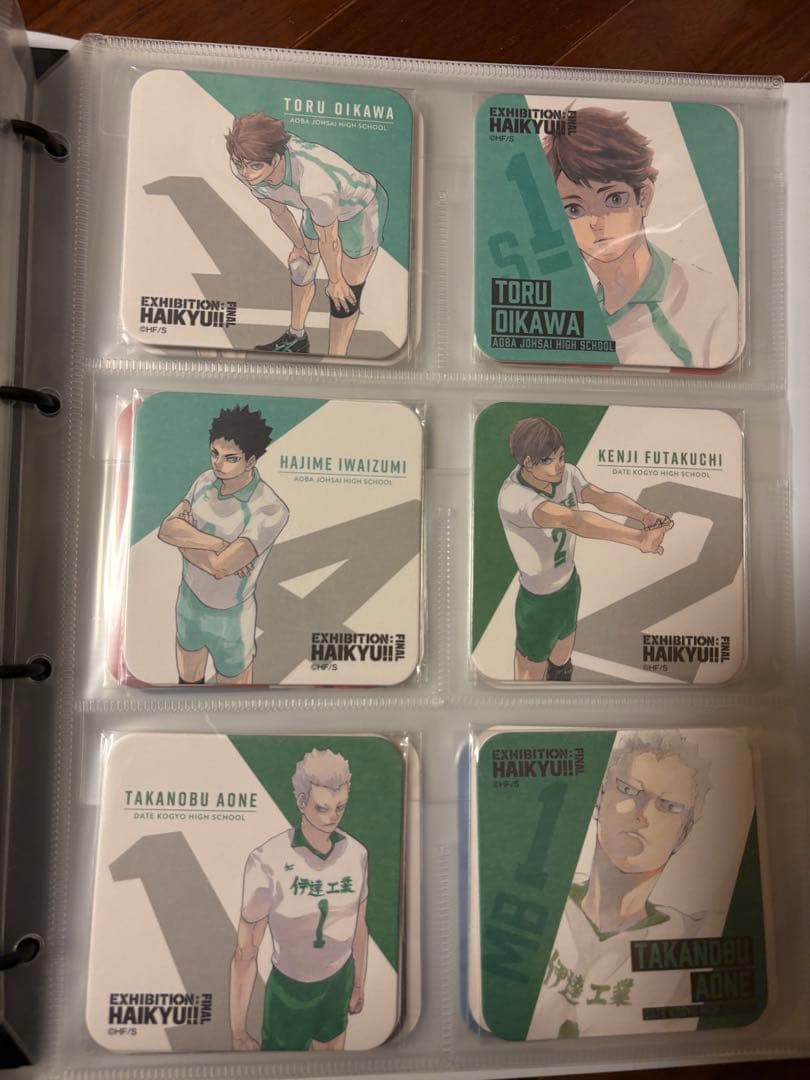 ハイキュー!! ハイキュー展 コースターBOX 第5弾　原画展 特典 48枚