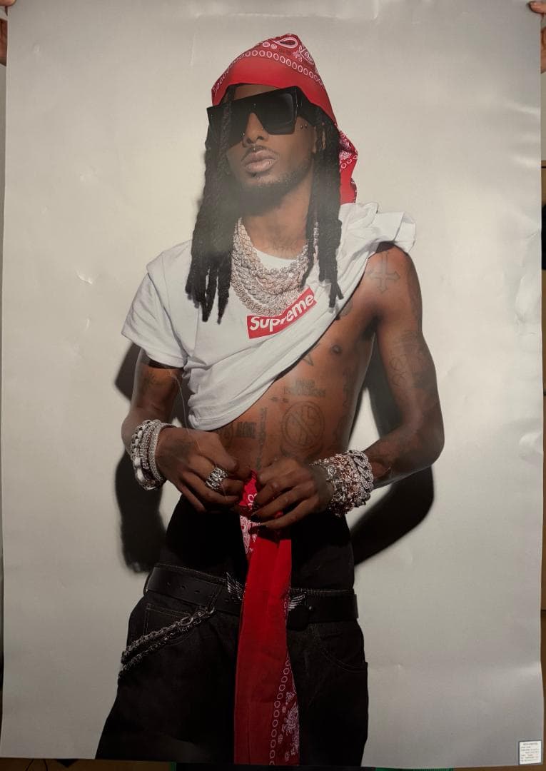 Playboi Carti Supreme 25FW ポスター