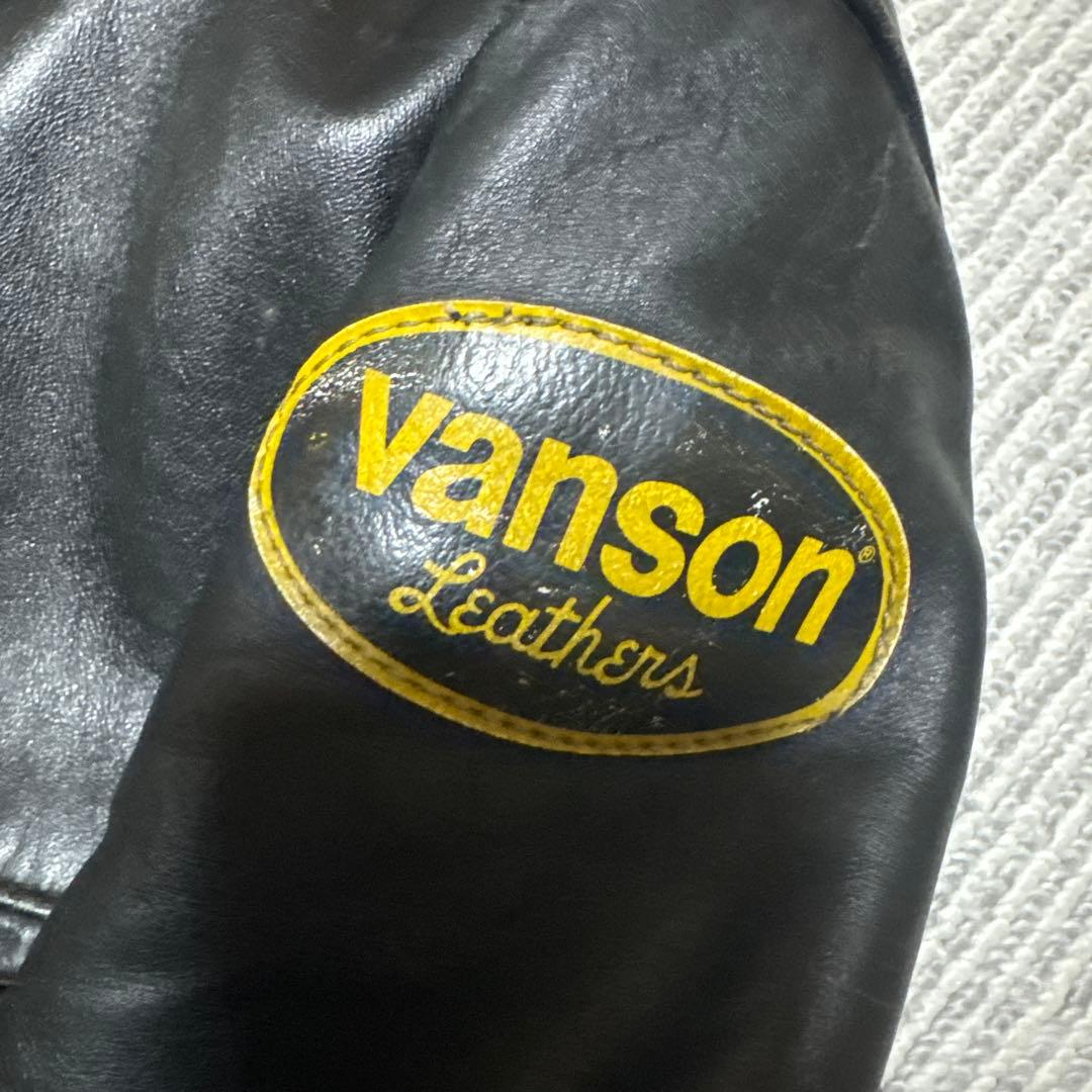 vanson シングルライダース 40 TALONジップ オールド